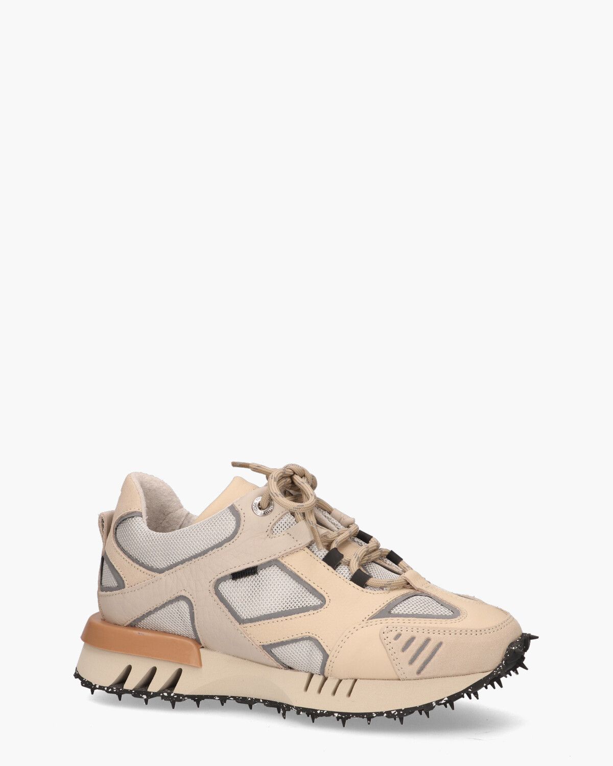 Hacker Off-White/Camel Damessneakers