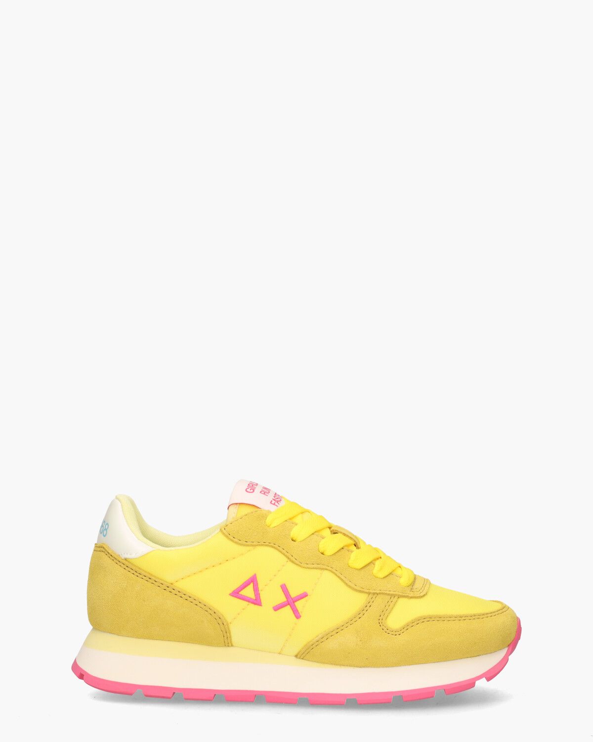 Sun68 Ally Solid Nylon Geel Damessneakers Van Arendonk