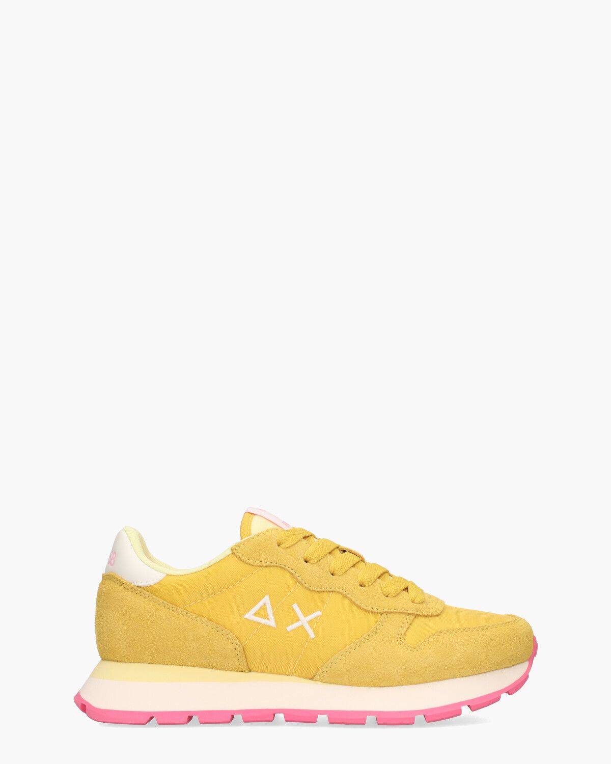 Ally Solid Nylon Geel Damessneakers