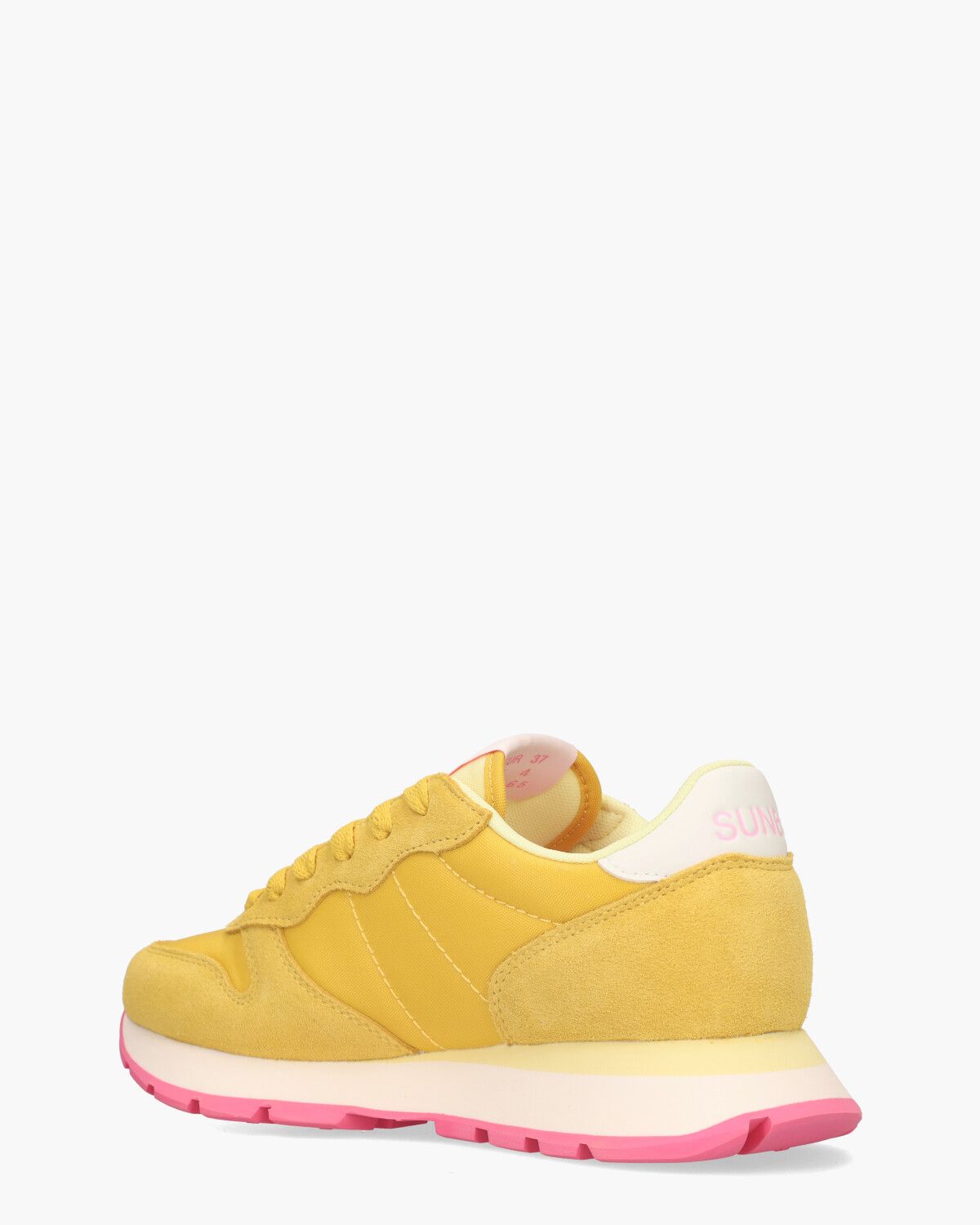 Ally Solid Nylon Geel Damessneakers