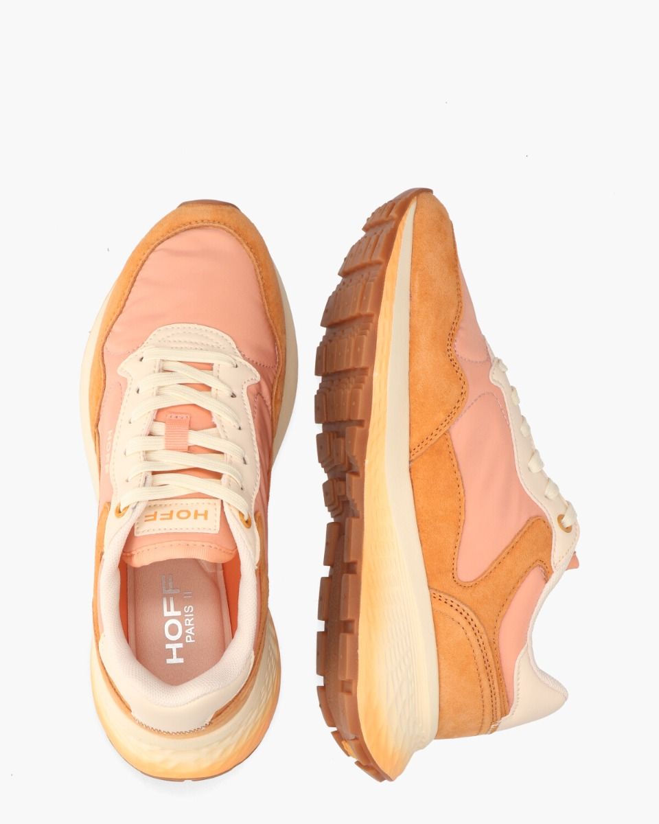 Paris II Roze/Oranje Damessneakers