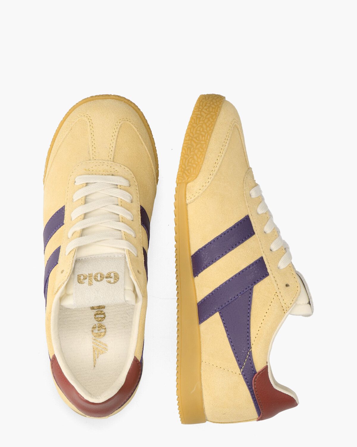 Elan Geel/Multicolor Damessneakers