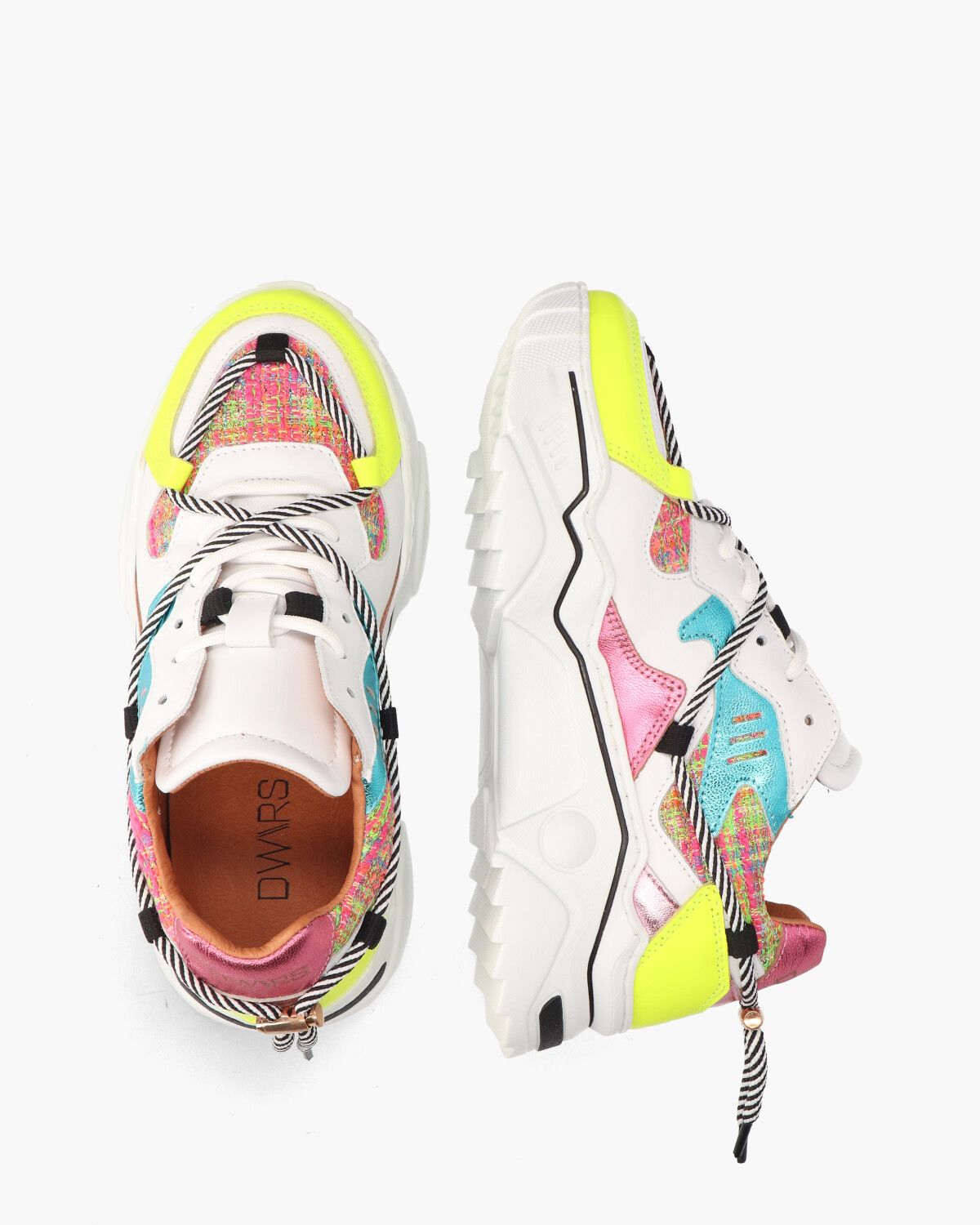 Jupiter Tweed Multicolor Damessneakers