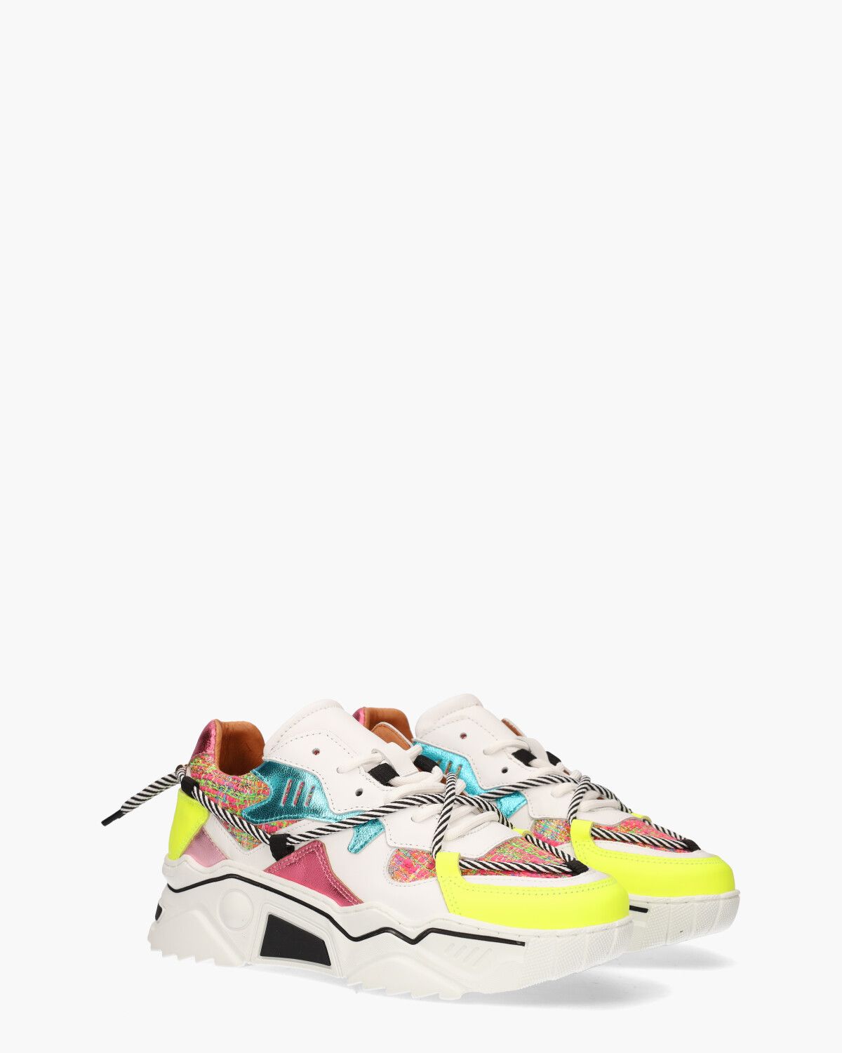 Jupiter Tweed Multicolor Damessneakers