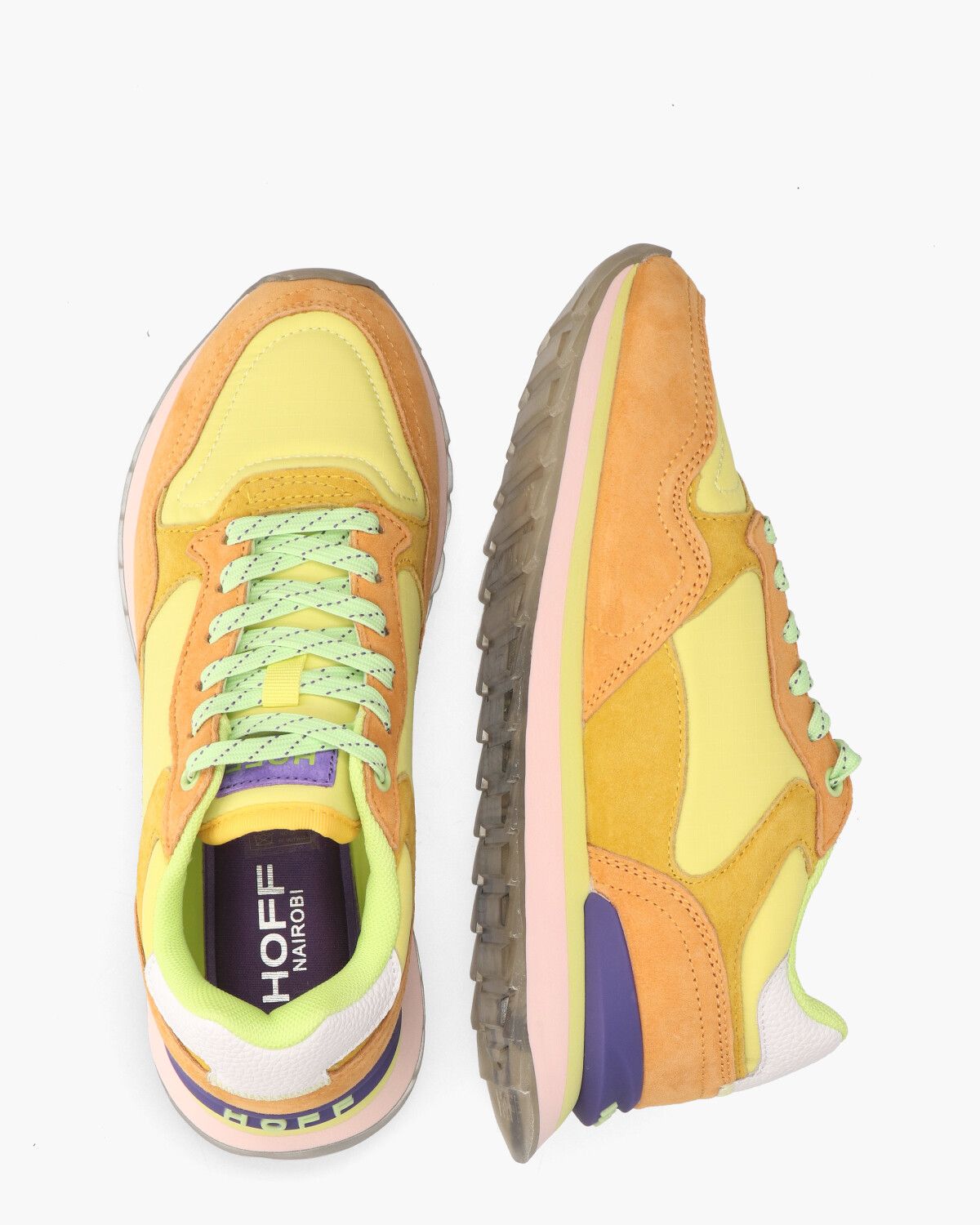 Nairobi Geel/Oranje Damessneakers