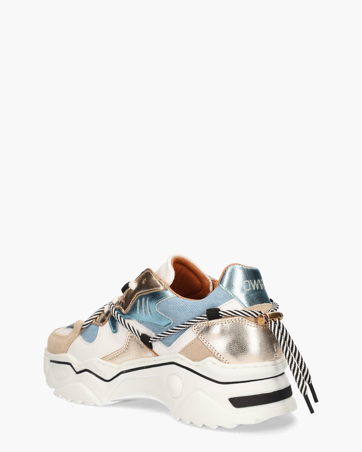 Jupiter Denim Beige/Blauw Damessneakers