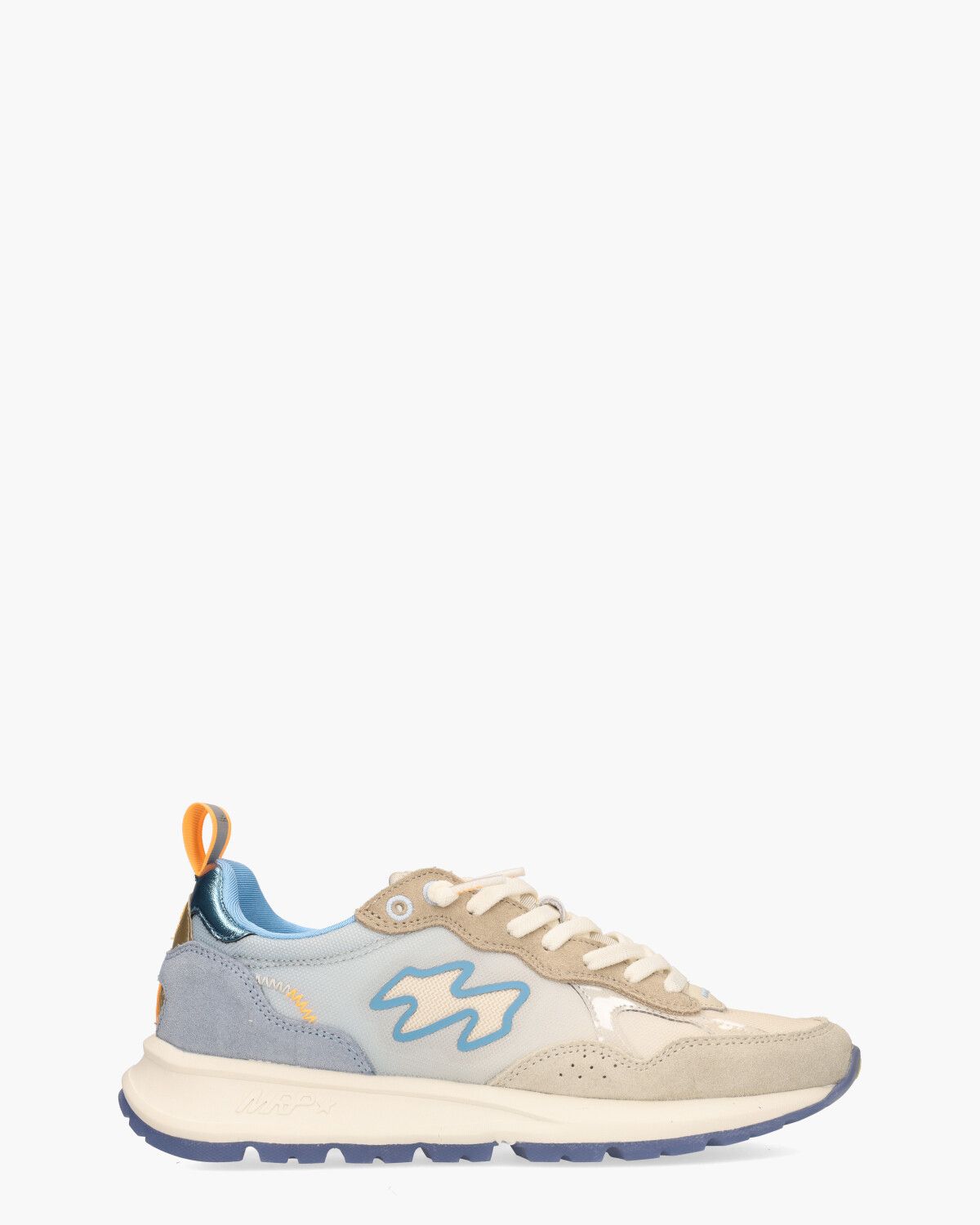 MRP78 Beige/Blauw Damessneakers