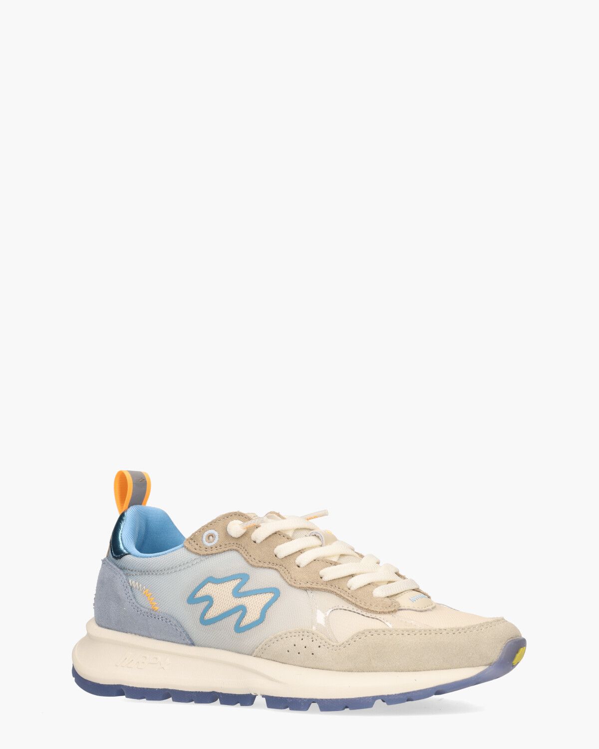 MRP78 Beige/Blauw Damessneakers