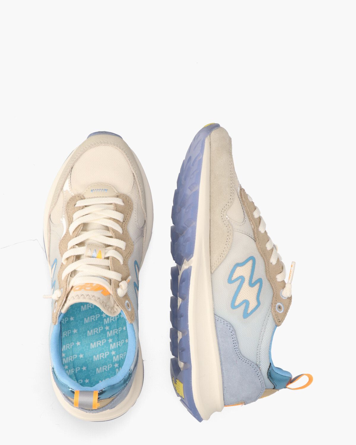 MRP78 Beige/Blauw Damessneakers