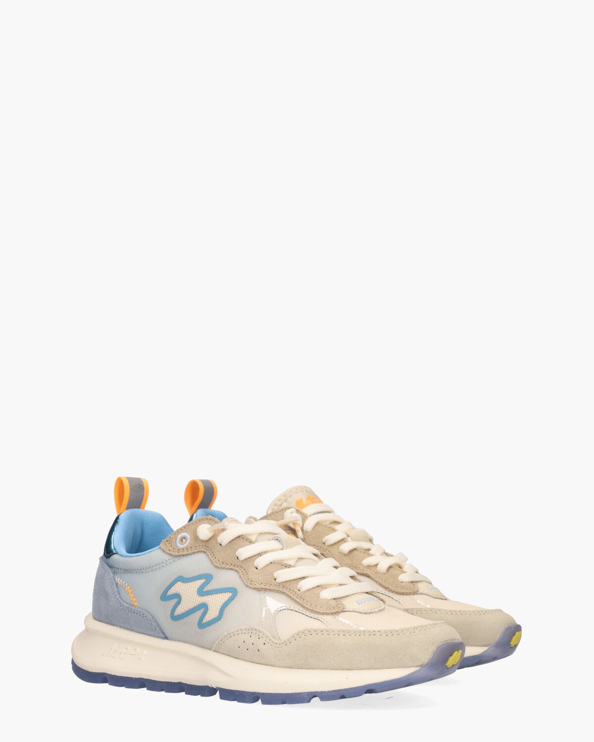MRP78 Beige/Blauw Damessneakers