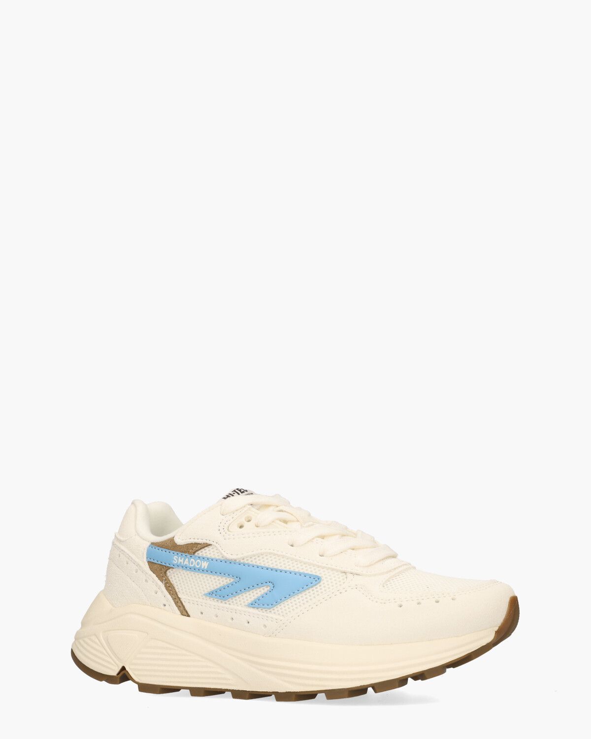 HTS Shadow RGS Off-White/Blauw/Bruin Damessneakers