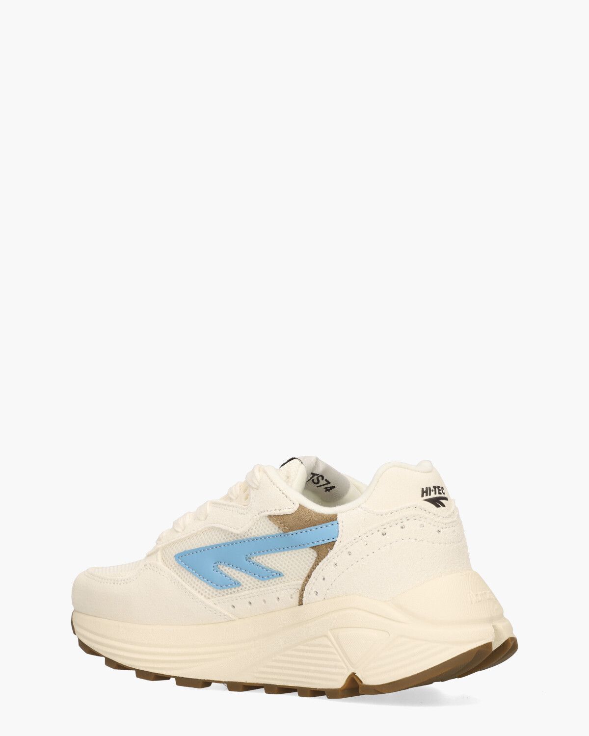 HTS Shadow RGS Off-White/Blauw/Bruin Damessneakers