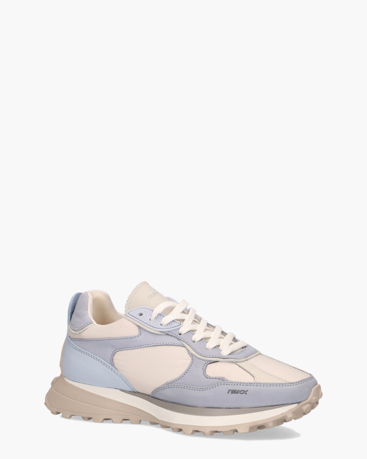 Cross Road Off-White/Blauw Damessneakers