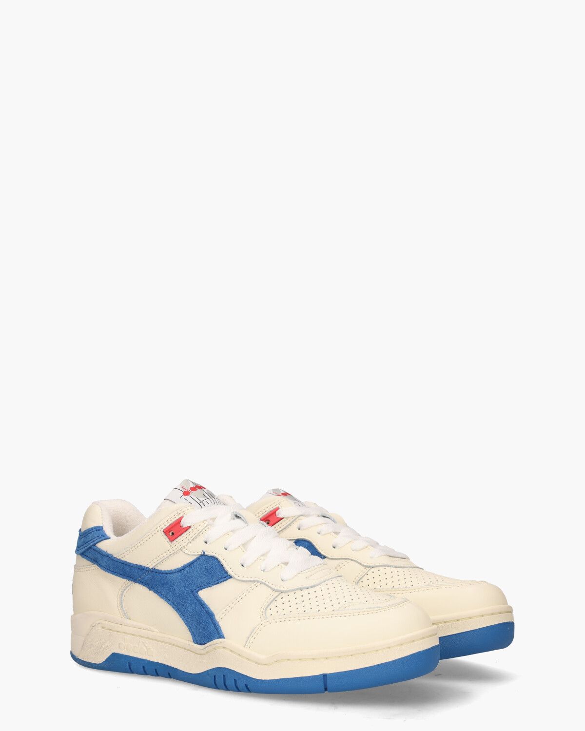B.560 Used Legacy Italia Off-White/Blauw Damessneakers