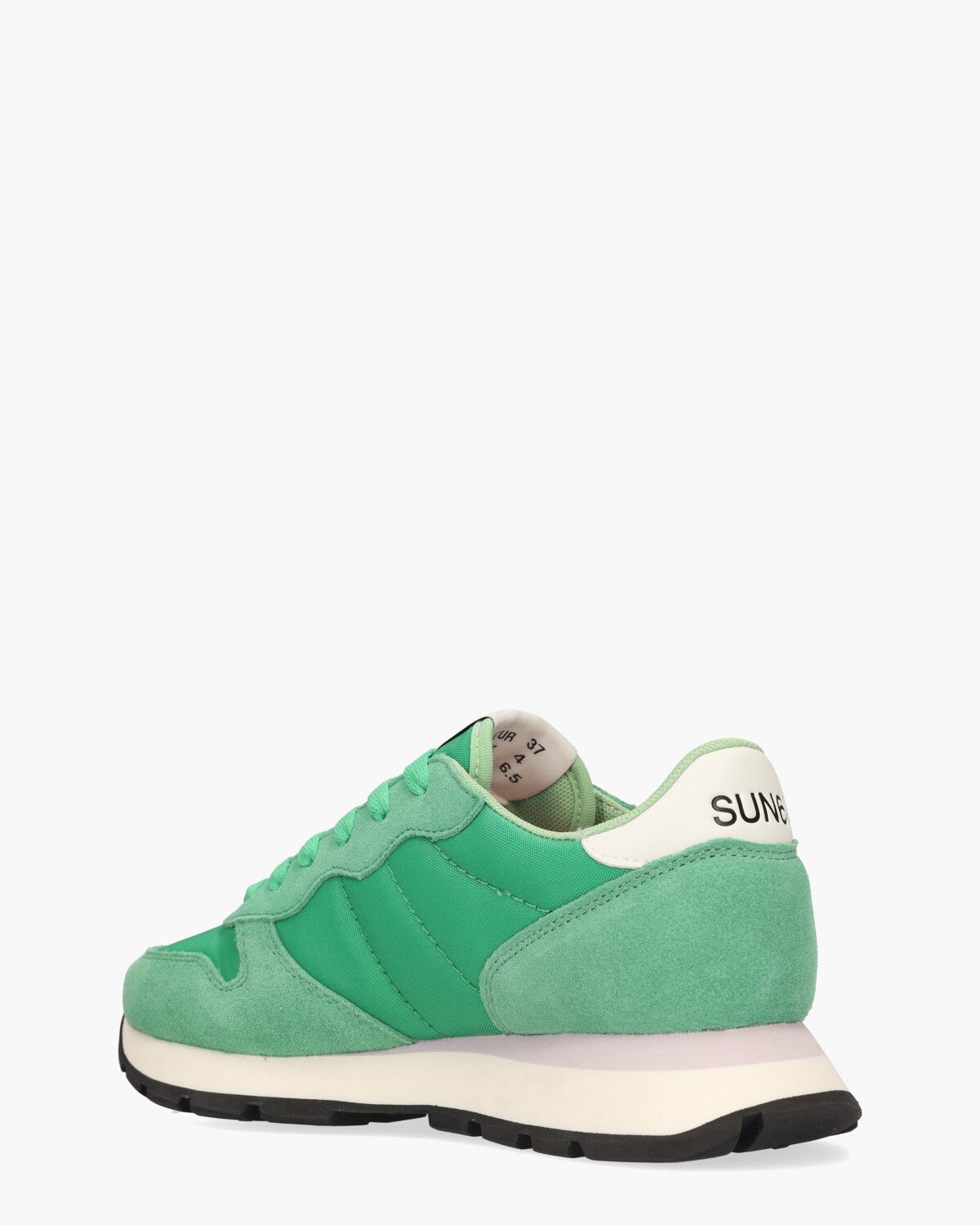 Ally Solid Nylon Groen Damessneakers