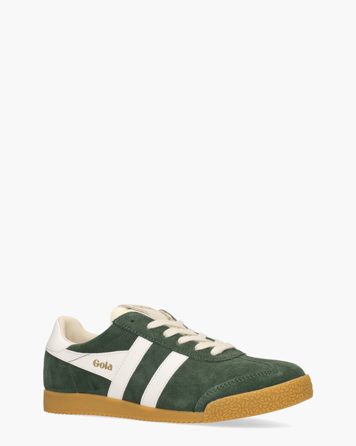 Elan Donkergroen Damessneakers