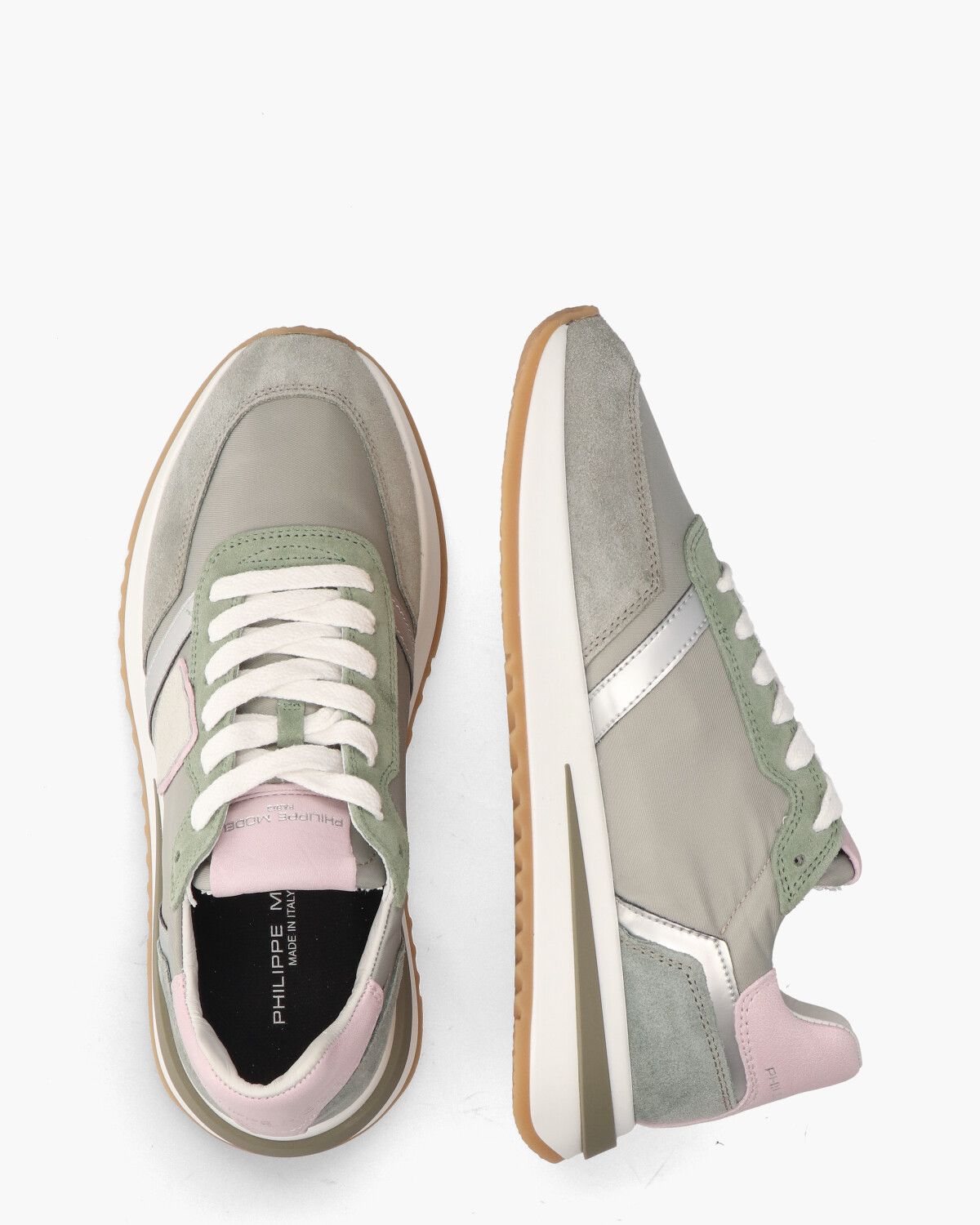 Tropez 2.1 Groen/Lila Damessneakers