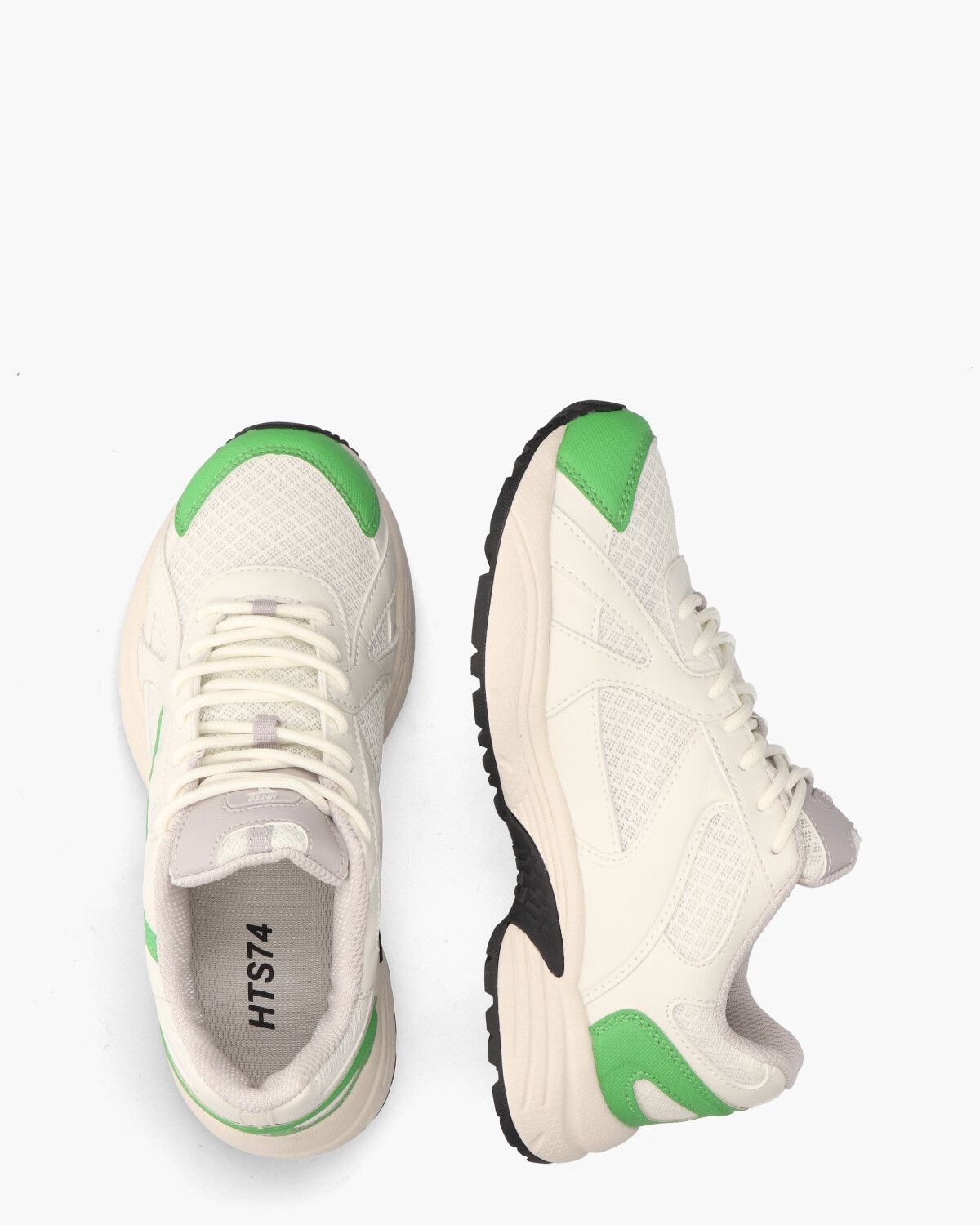 HTS Magnum Off-White/Groen Damessneakers
