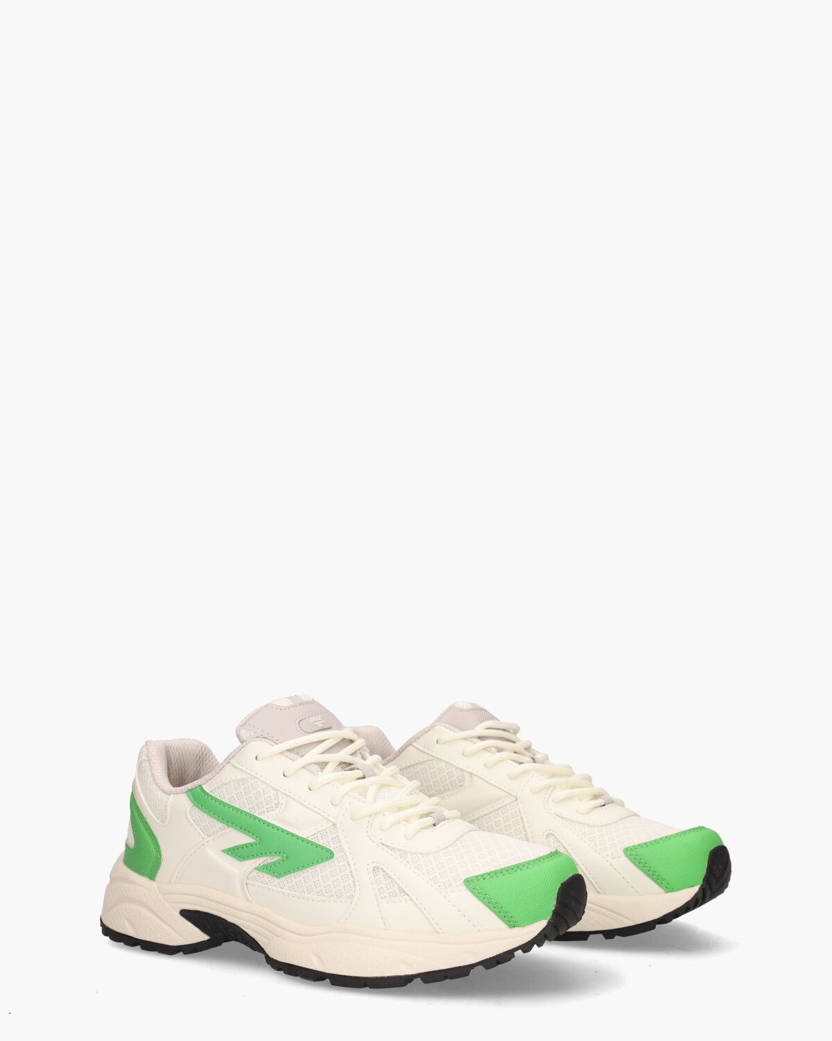 HTS Magnum Off-White/Groen Damessneakers