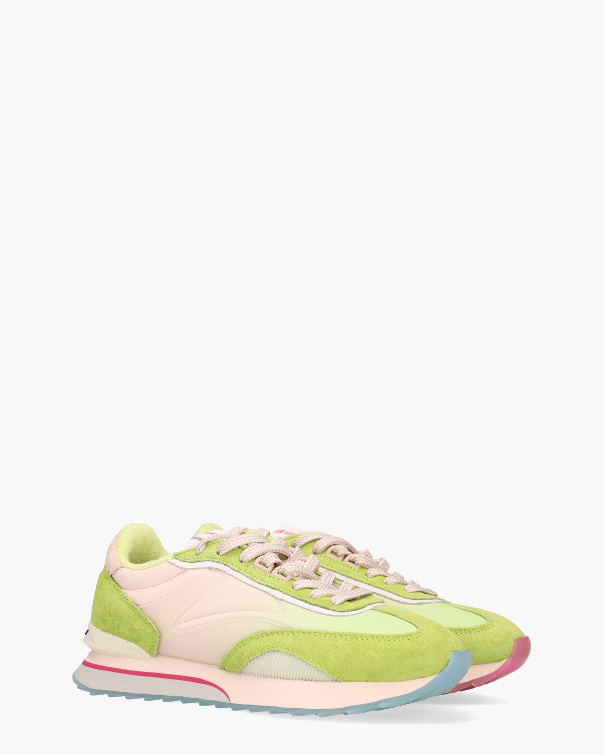 Cat Roze/Groen Damessneakers