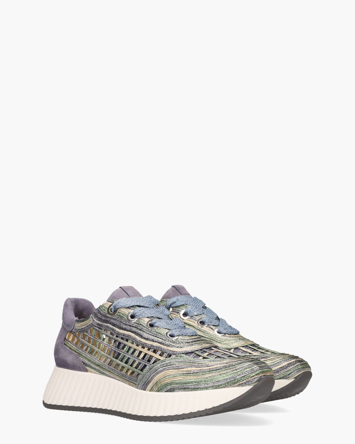 Ardi Blauw/Multicolor Damessneakers