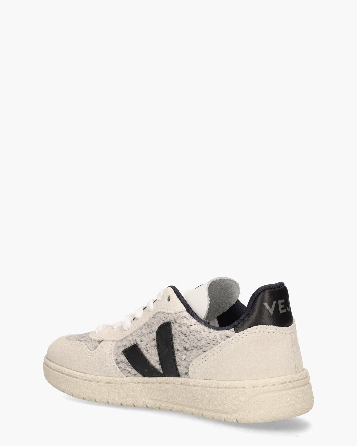 V-10 Flannel Off-White/Zwart Damessneakers