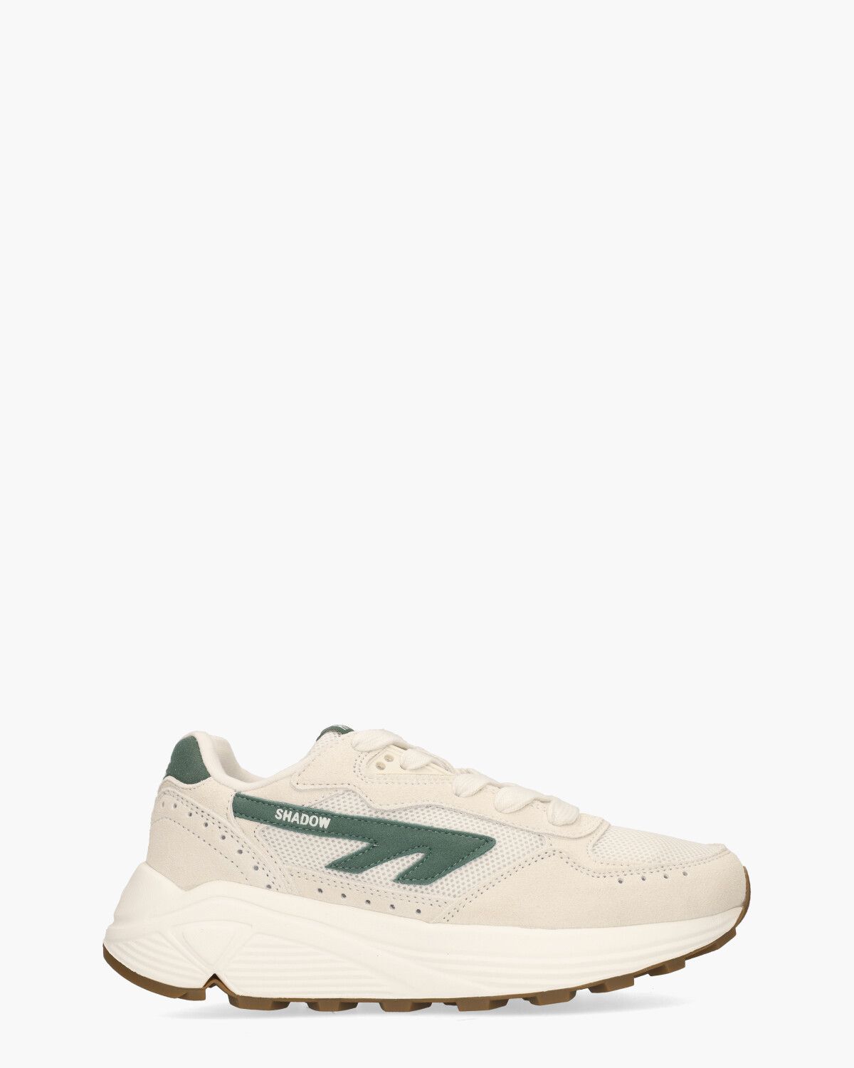 HTS Shadow RGS Off-White/Groen Damessneakers