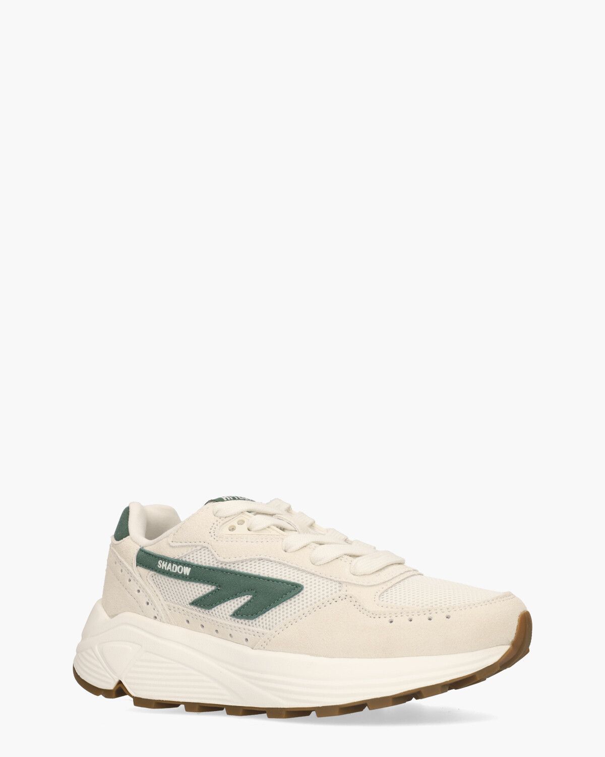 HTS Shadow RGS Off-White/Groen Damessneakers