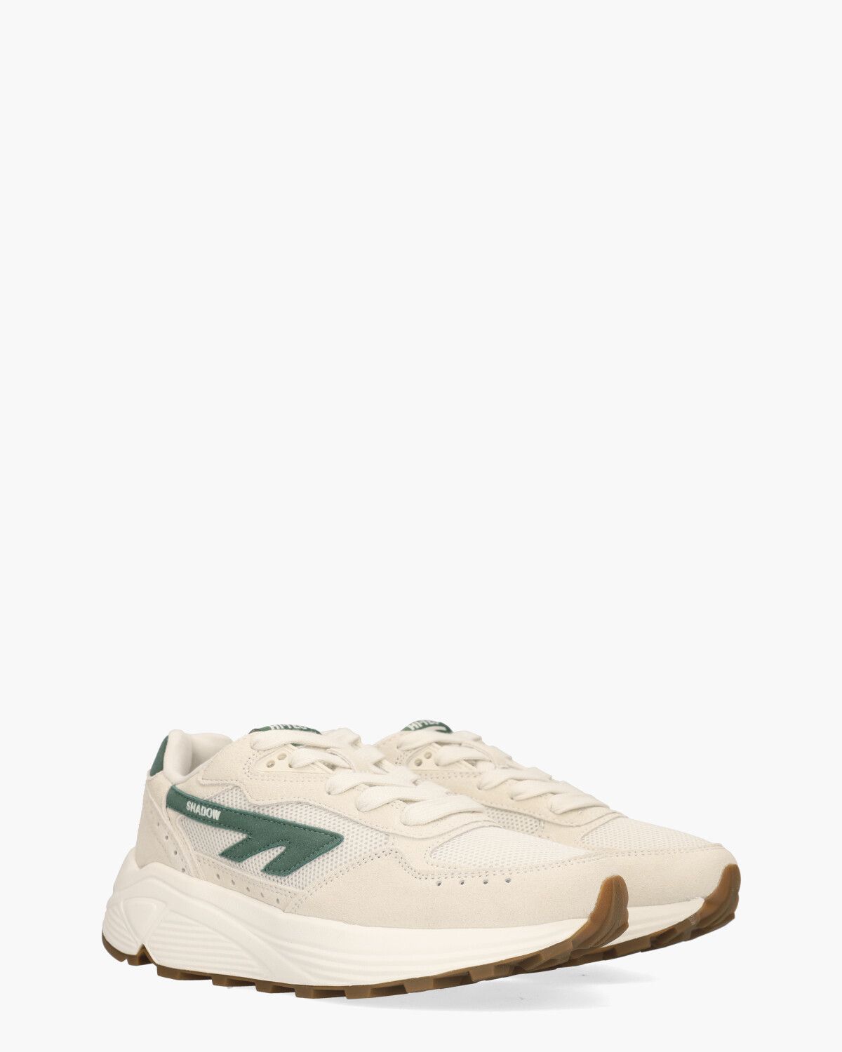 HTS Shadow RGS Off-White/Groen Damessneakers
