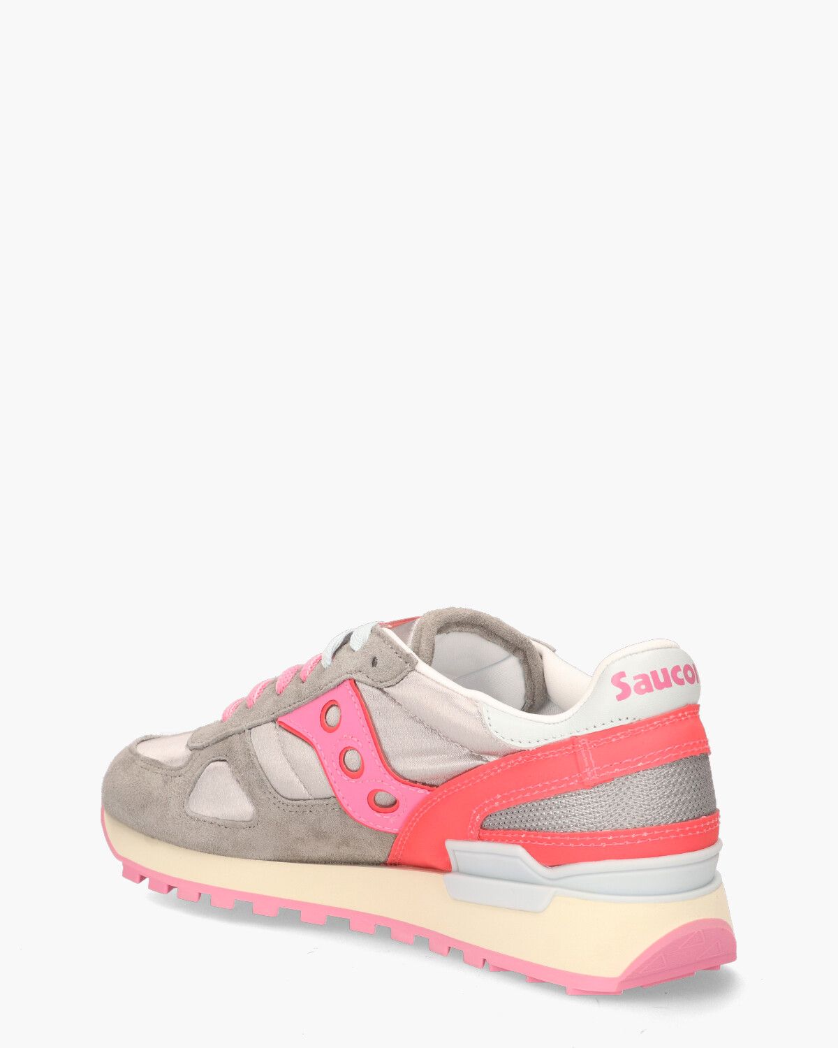 Shadow Original Vintage Grijs/Roze Damessneakers