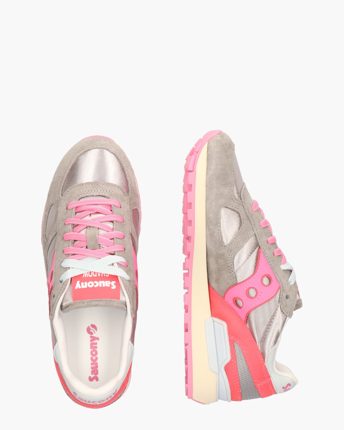 Shadow Original Vintage Grijs/Roze Damessneakers