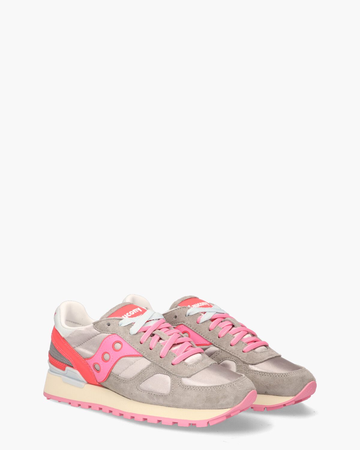 Shadow Original Vintage Grijs/Roze Damessneakers