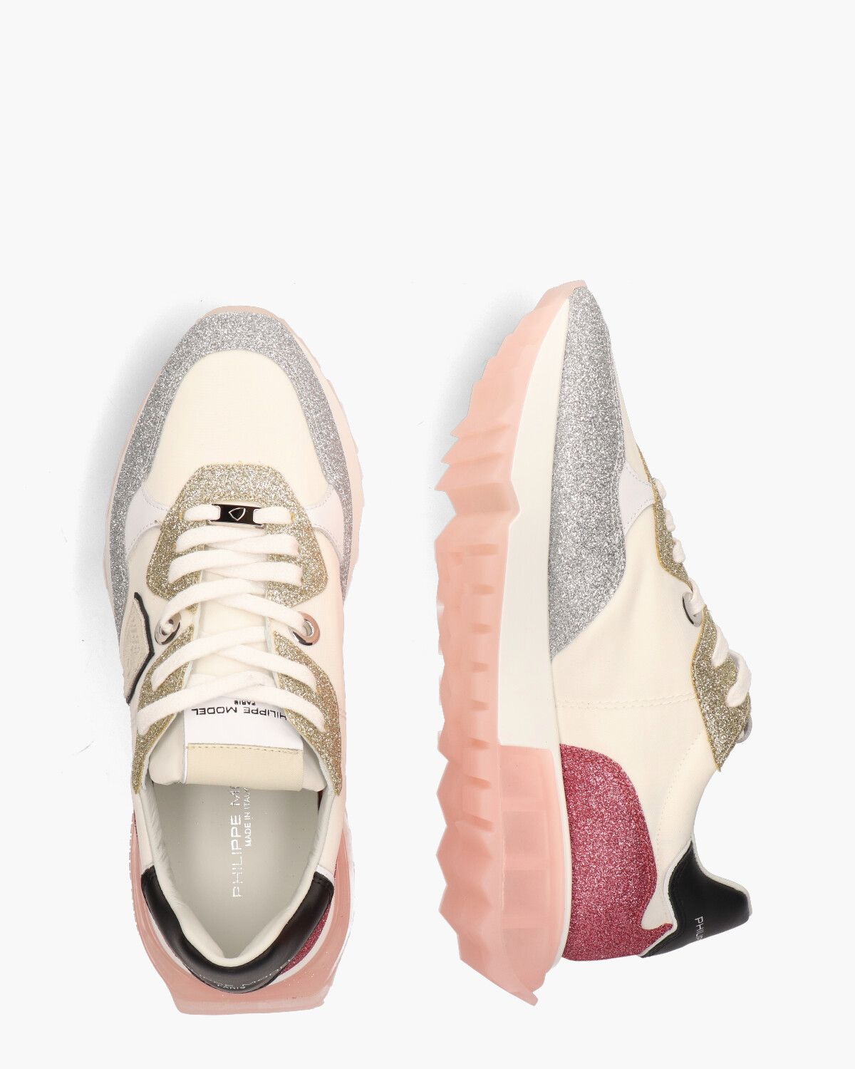 La Rue Mondial Glitter Multicolor Damessneakers