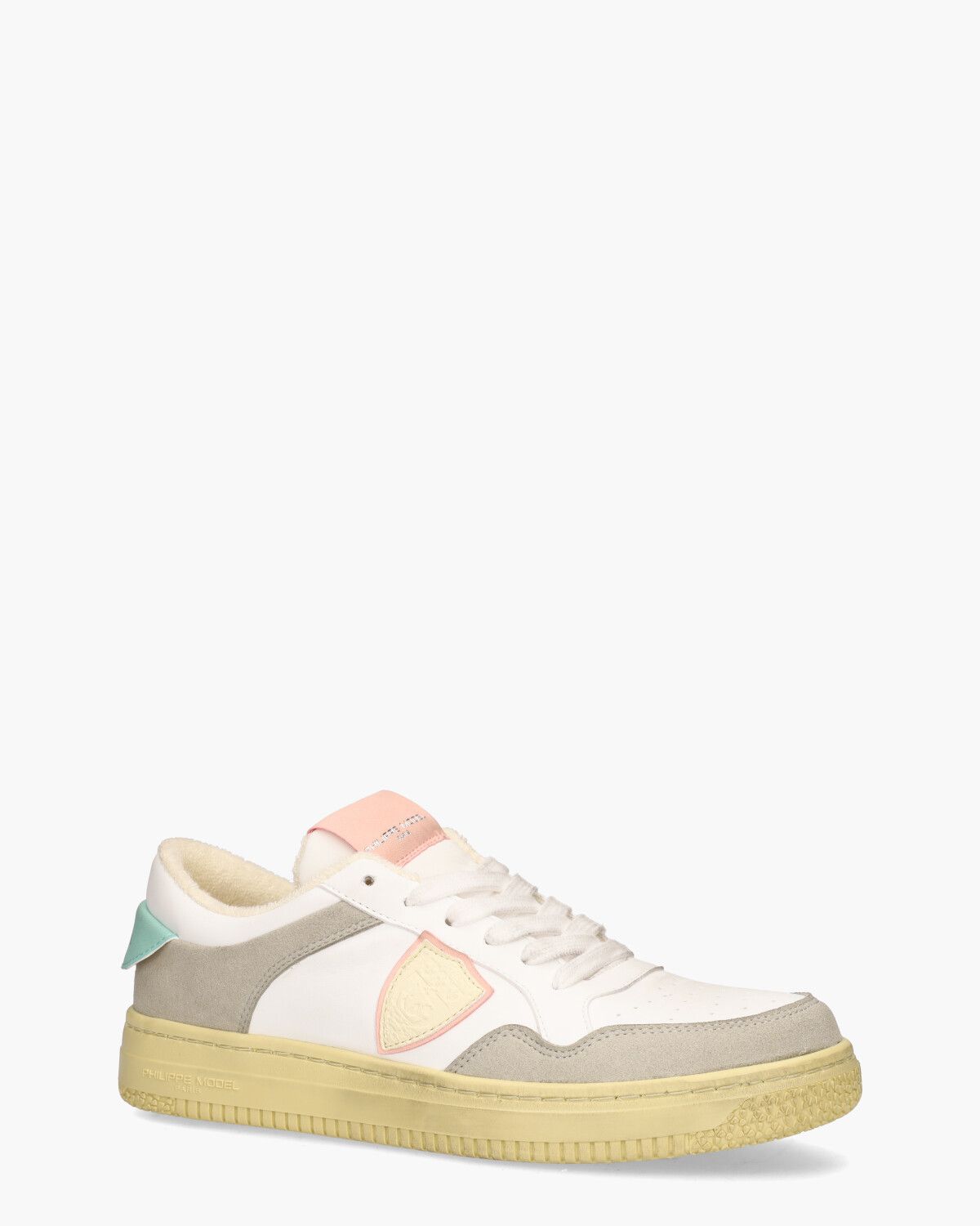 Lyon Recycle Mixage Wit/Multicolor Damessneakers