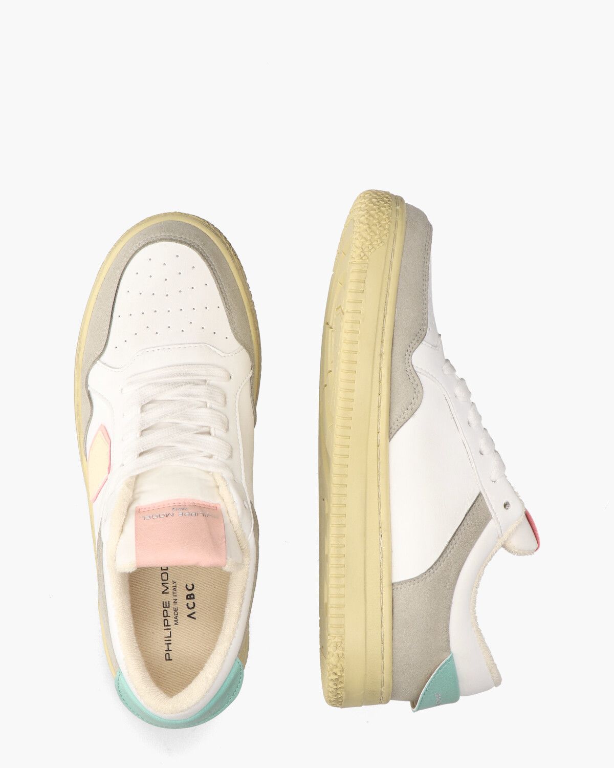 Lyon Recycle Mixage Wit/Multicolor Damessneakers