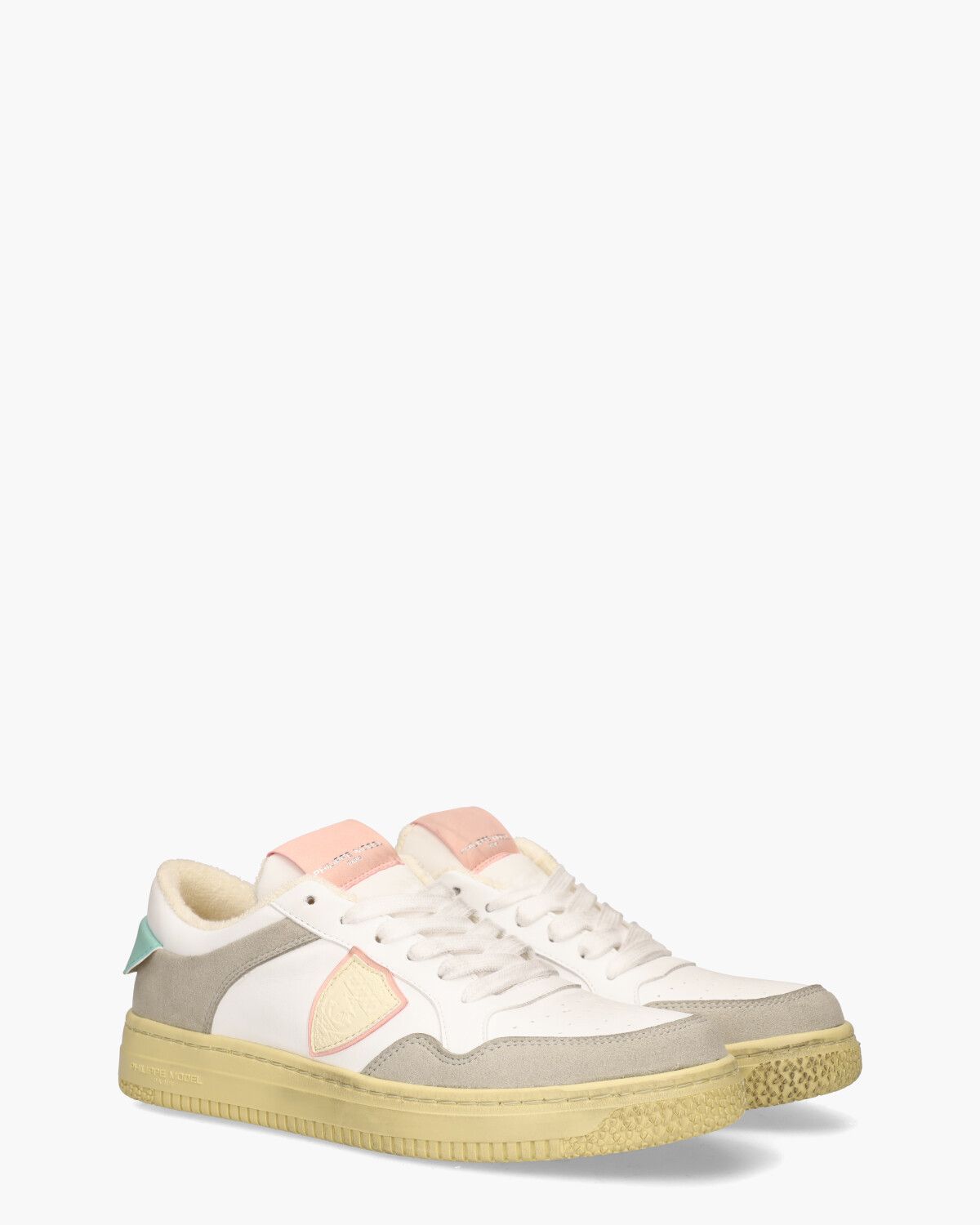 Lyon Recycle Mixage Wit/Multicolor Damessneakers