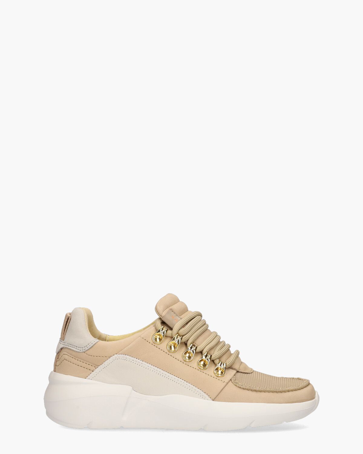 Roque Roman Lichtbruin Damessneakers