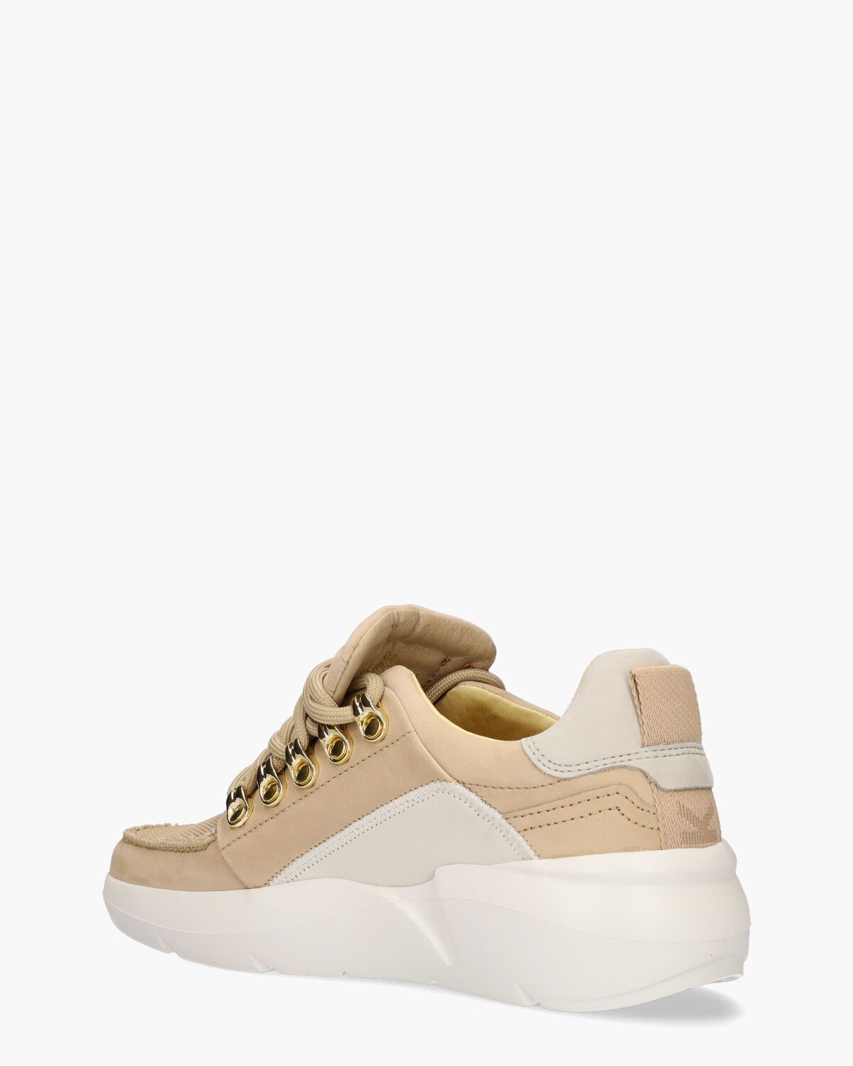Roque Roman Lichtbruin Damessneakers