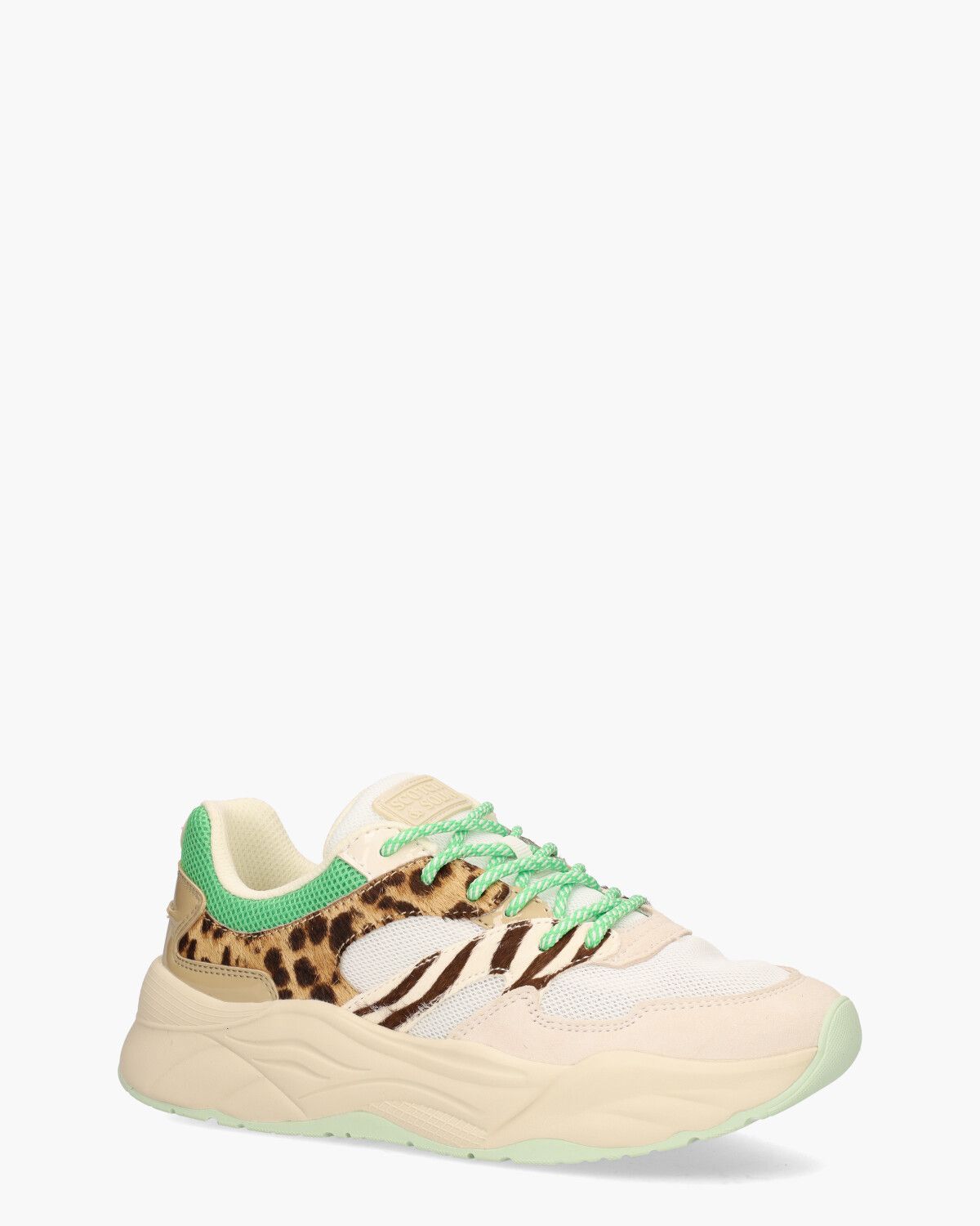 Celest Ecru/Multicolor Damessneakers