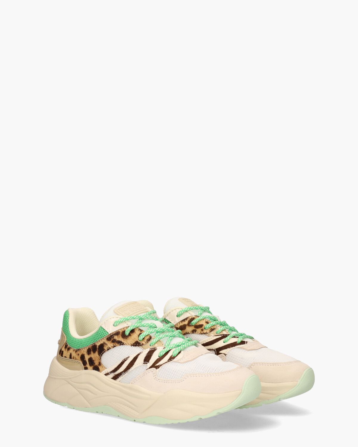 Celest Ecru/Multicolor Damessneakers