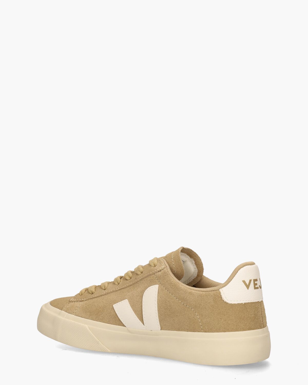 Campo Suede Bruin/Wit Damessneakers