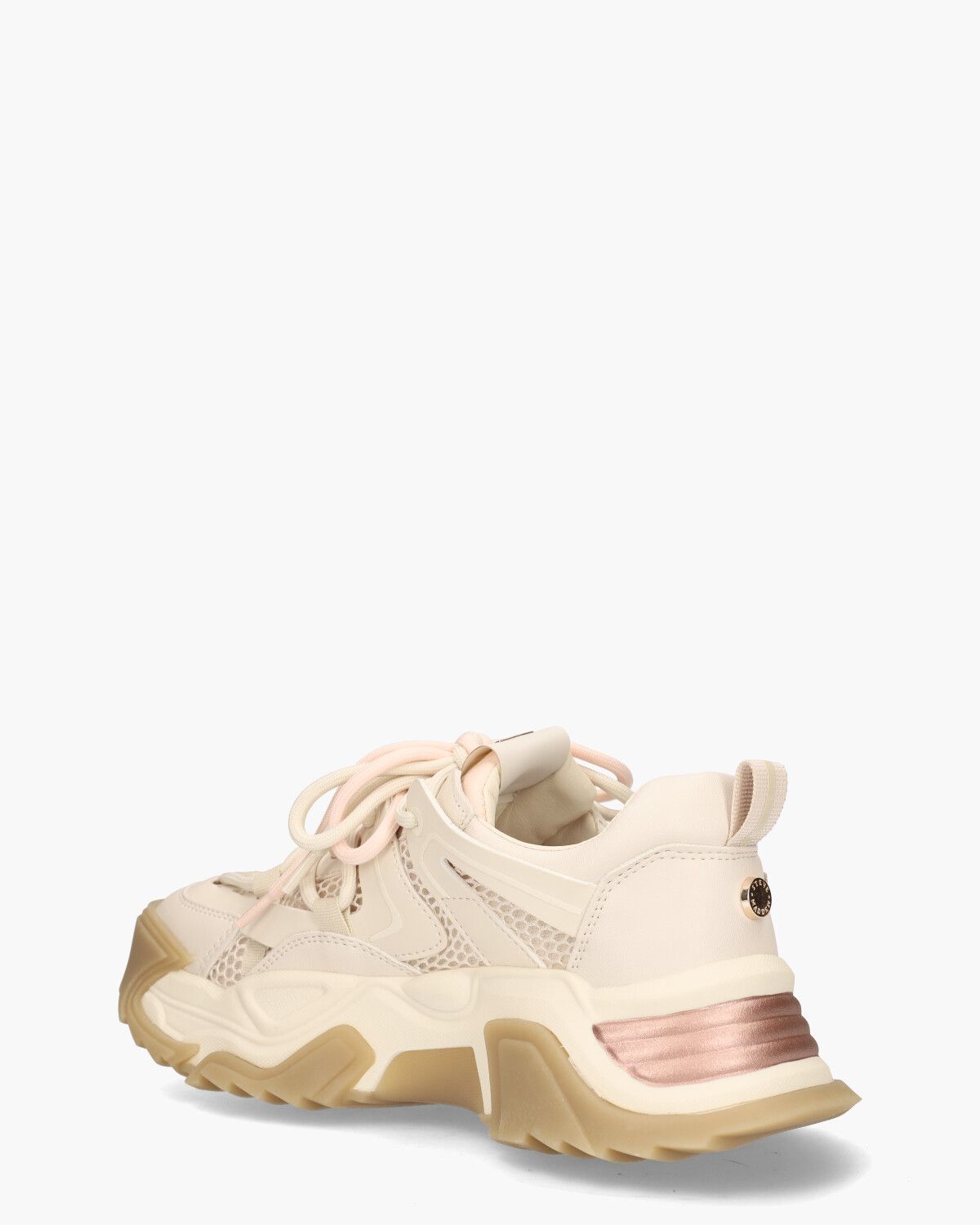 Kingdom-E Off-White/Roze Damessneakers 
