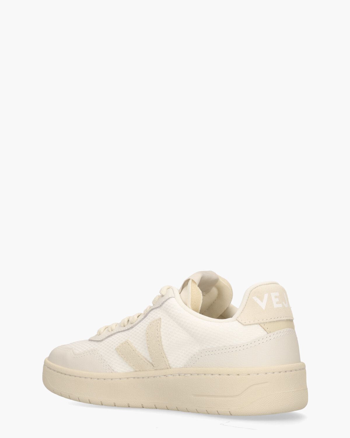 V-90 B-Mesh Wit/Beige Damessneakers