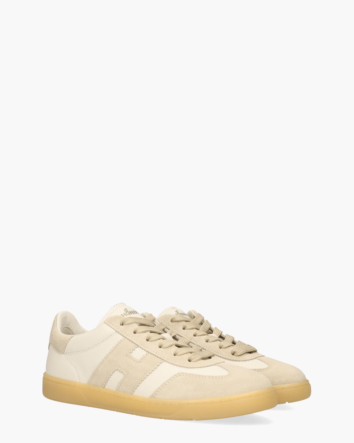 Cool Off-White/Beige Herensneakers