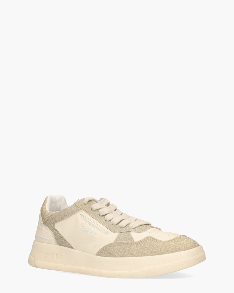 Tweener Low Off-White/Goud Damessneakers