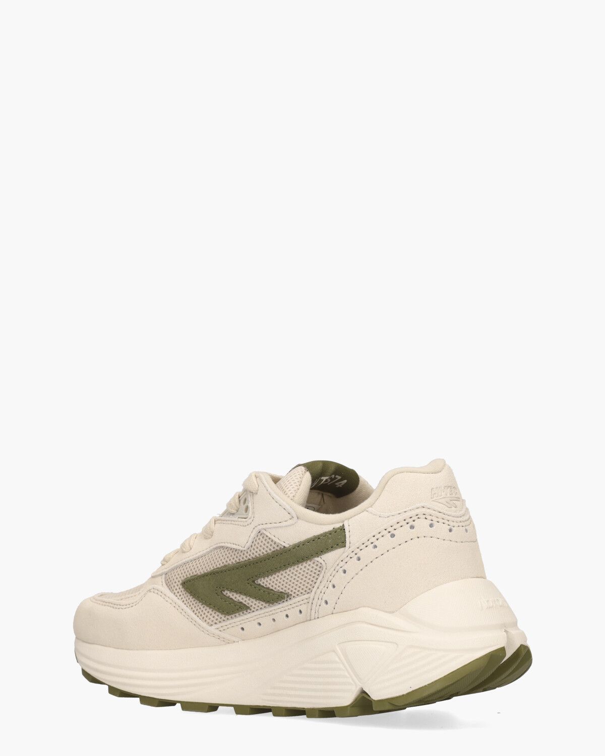 HTS Shadow RGS Lichtbeige/Groen Damessneakers