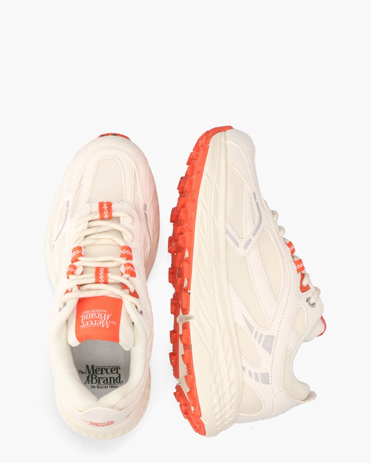 The Re-Run Max Off White/Rood Damessneakers