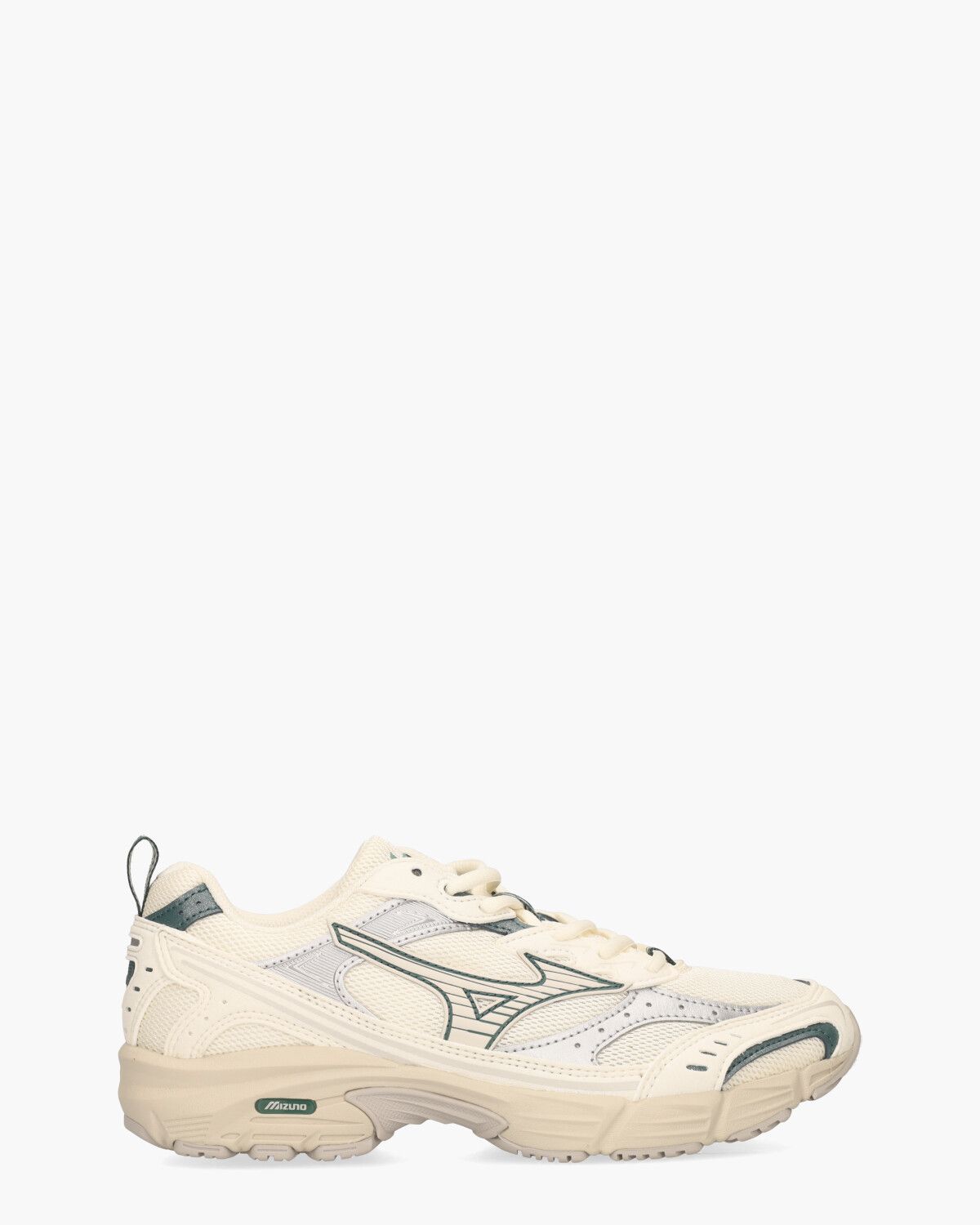 MXR Sport Off-White/Zilver/Groen Damessneakers