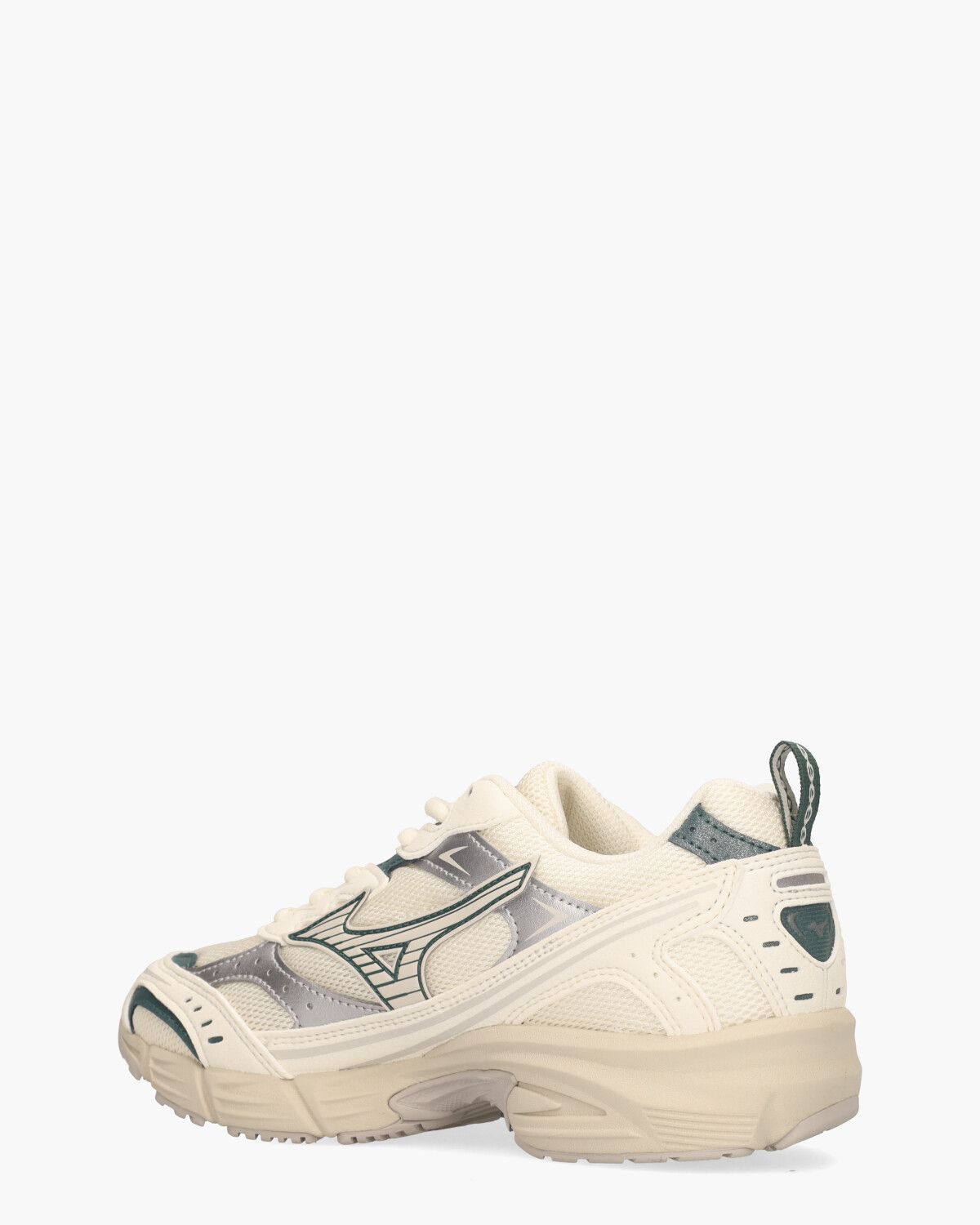 MXR Sport Off-White/Zilver/Groen Damessneakers