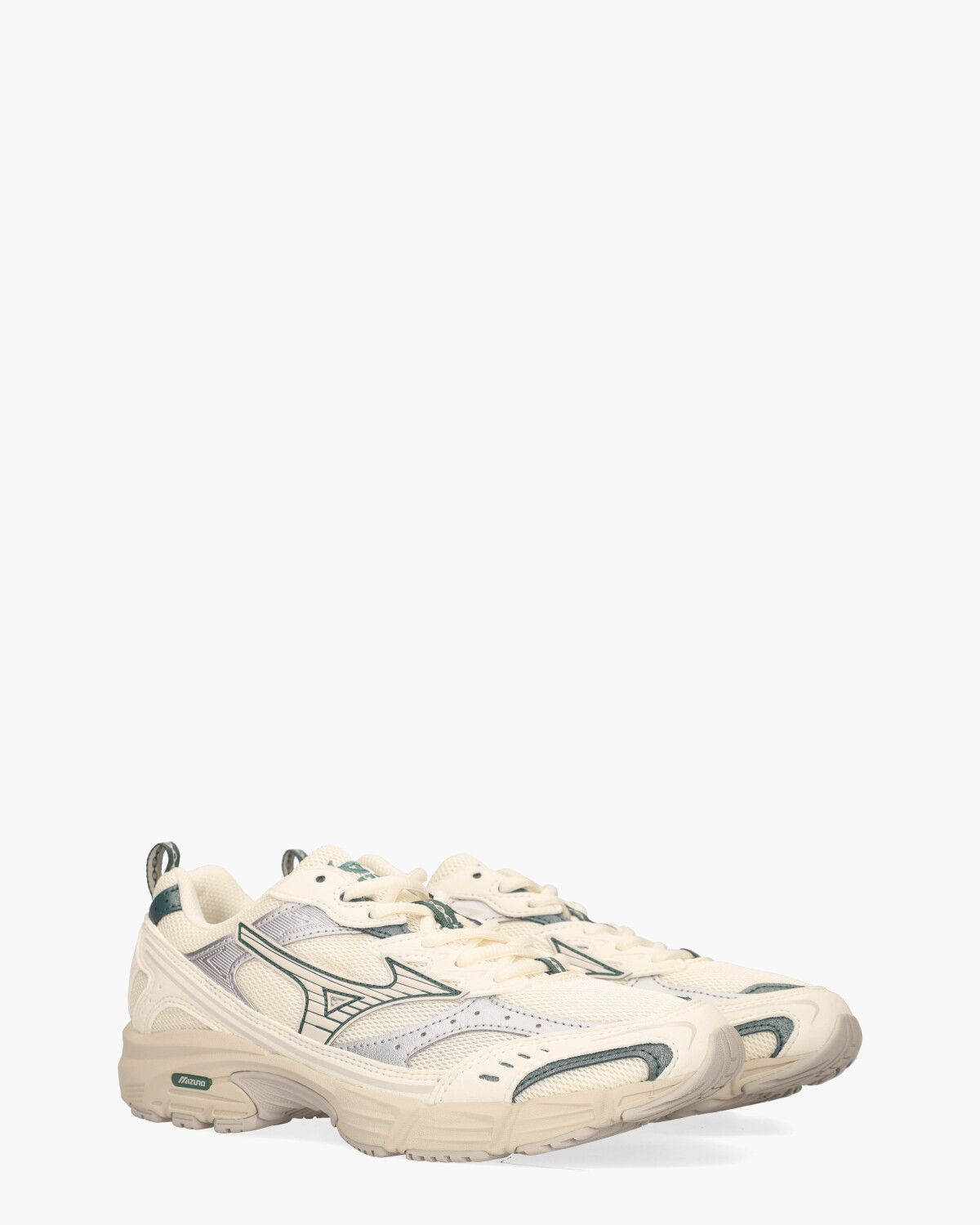 MXR Sport Off-White/Zilver/Groen Damessneakers